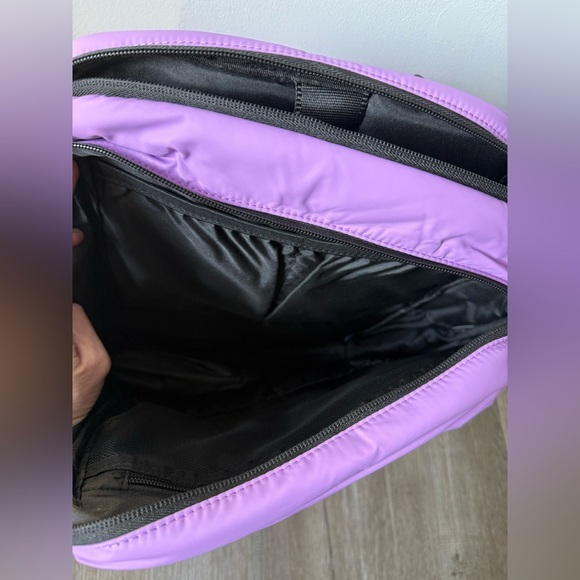 Calpak Backpack Luka 15 in Laptop Backpack Puffer Lilac Lavender Purple Bookbag main image 12